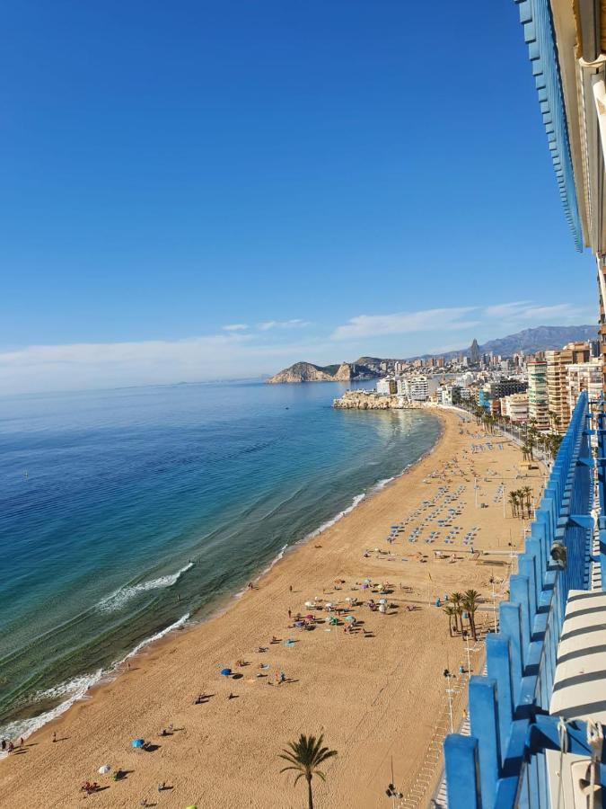 Las Palmeras 1° Linea Playa Benidorm Exteriér fotografie